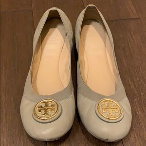 Tory Burch Gray Caroline Flats